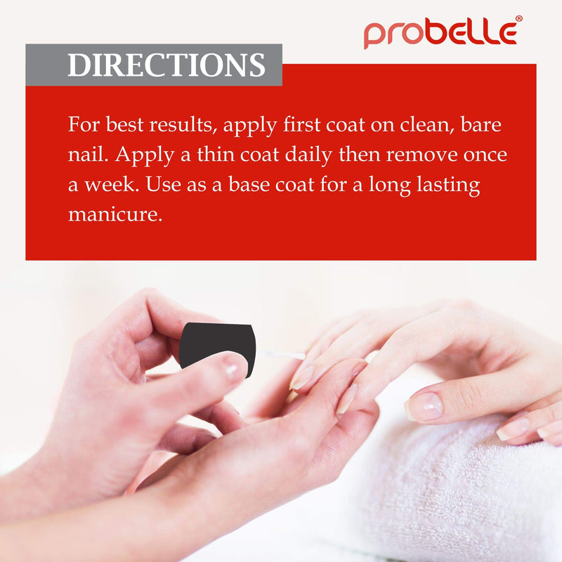 Probelle Nail Strengthener, Nail Strengthening Treatment, Nail Growth and Repair, Stops Peeling, Splits, Chips, Cracks, and Strengthens Nails - BeesActive Australia