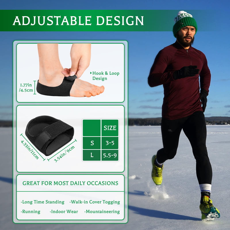 2PCS Heel Protectors, Heel Cups, Heel Sleeves Pads, Heel Cushion, Heel Support for Relieving Heel Pain Pressure from Plantar Fasciitis, Heel Bone Spur, Tendinitis, Cracked Achilles Tendonitis L Black L(5.5-9.5) - BeesActive Australia