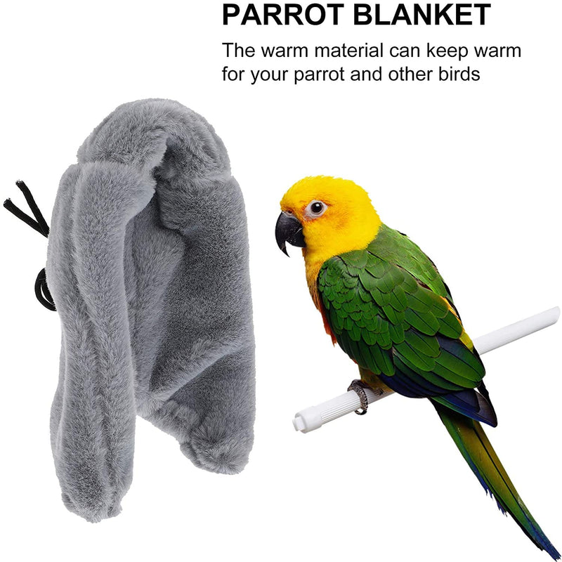 ISMARTEN 2 Pieces Comfort Corner Fleece Bird Blanket, Cuddle Nest Hanging Toy for Bird Cage, Warm Bird Shelter Bed for Small and Medium Parrots, Cockatiel Pigeon and Lovebirds - BeesActive Australia
