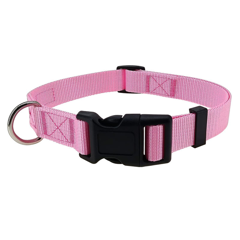 Dog Collar for Small Medium Large Dogs Small,Neck 10-14.5"(Pack of 1) Pink - BeesActive Australia