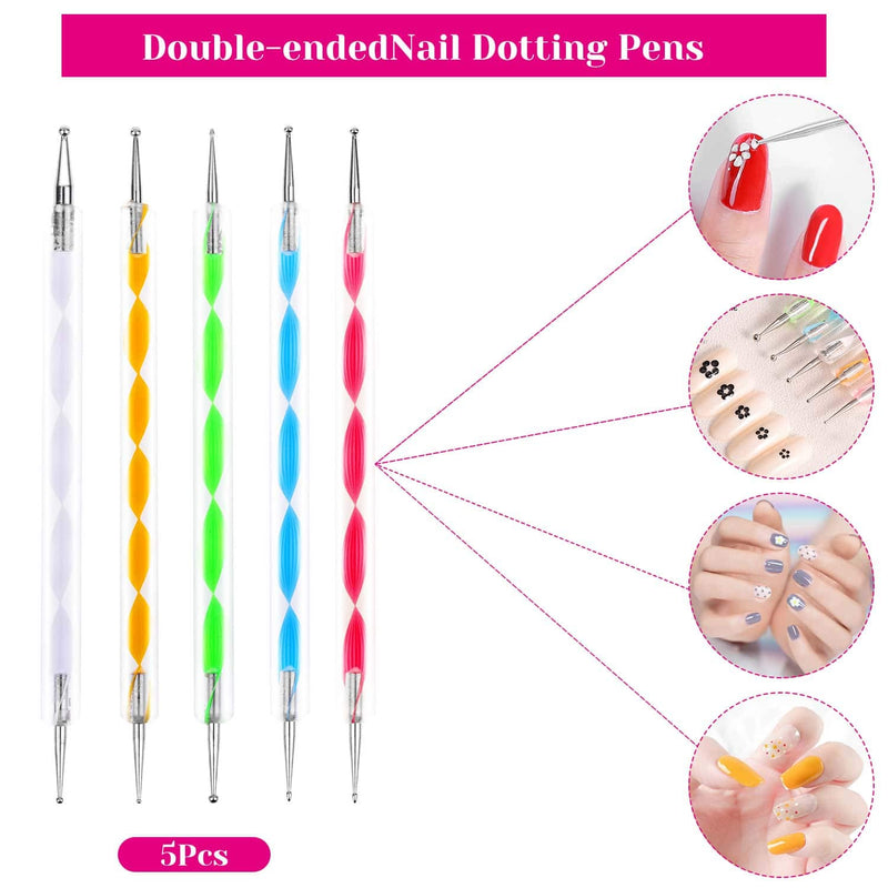 Nail Design Kit, Selizo Nail Art Tools Kit Include 8420pcs Nail Rhinestones Gems Crystals, Nail Brushes, 24 Pots Nail Foil Flakes for Nail Art Rhinestones Supplies and Decoration - BeesActive Australia