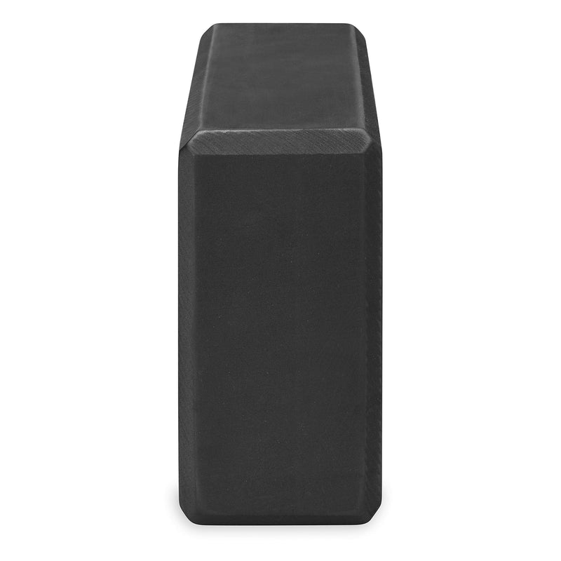 Gaiam Essentials Yoga Brick | Sold as Single Block | EVA Foam Block Accessories for Yoga Black - BeesActive Australia