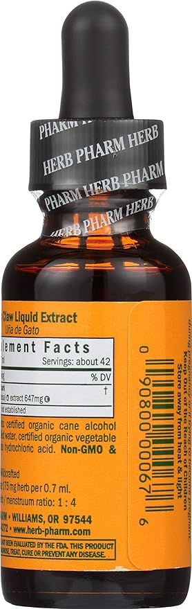 Herb Pharm Dropper Cat's Claw Extract -- 1 fl oz by Herb Pharm - BeesActive Australia