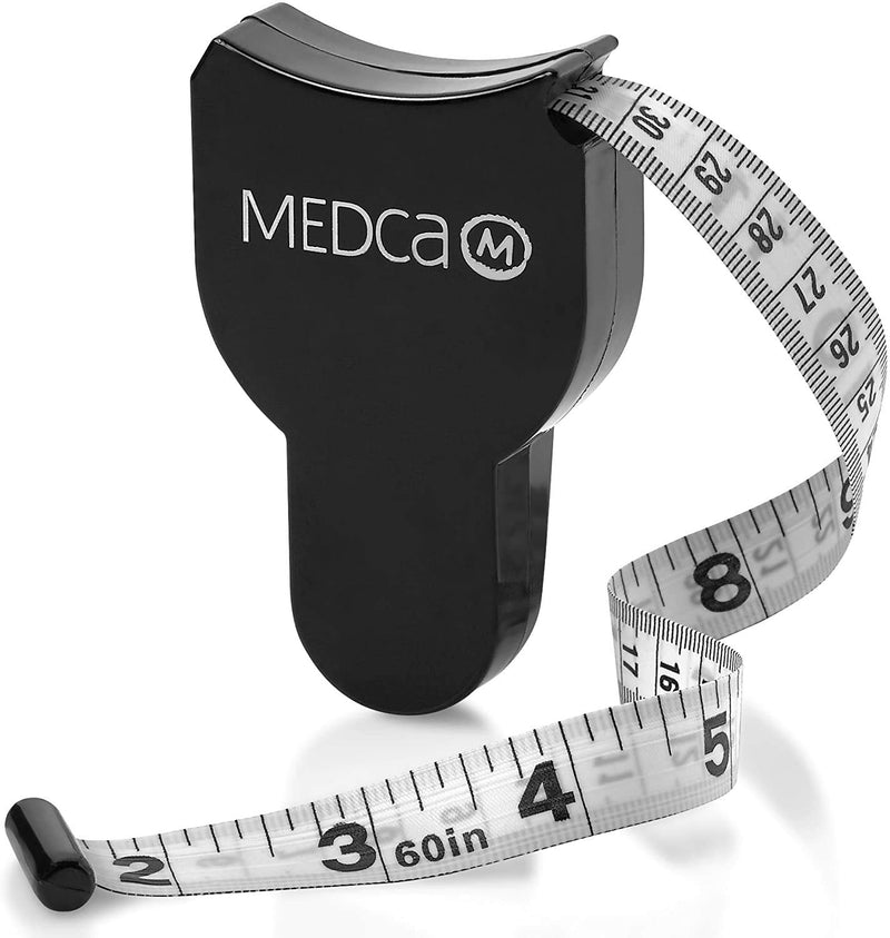 Body Fat Caliper and Measuring Tape for Body - Skin Fold Body Fat Analyzer and BMI Measurement Tool by MEDca - BeesActive Australia