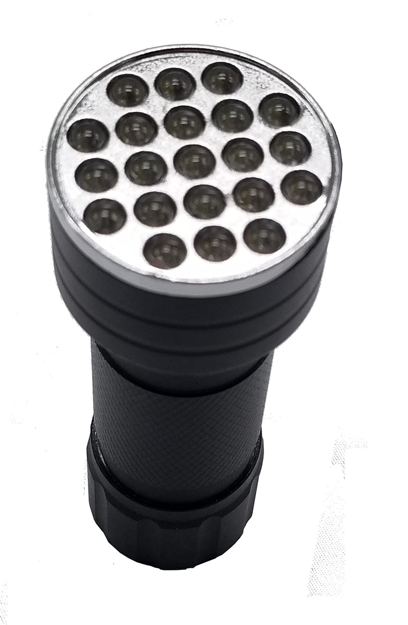 UV Flashlight 21 LED Ultraviolet for Dog Cat Urine, Dry Stains, Bed Bug Detector, Odor Eliminator - BeesActive Australia