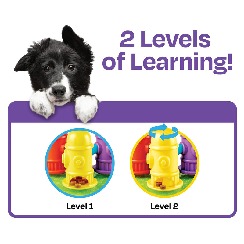 Brightkins Spinning Hydrants Treat Puzzle - 3 Colorful Hydrant Feeders Puzzle for Dogs, Puzzles for Dogs, Toys for Dog Stimulation, Dog Treat Puzzles - BeesActive Australia