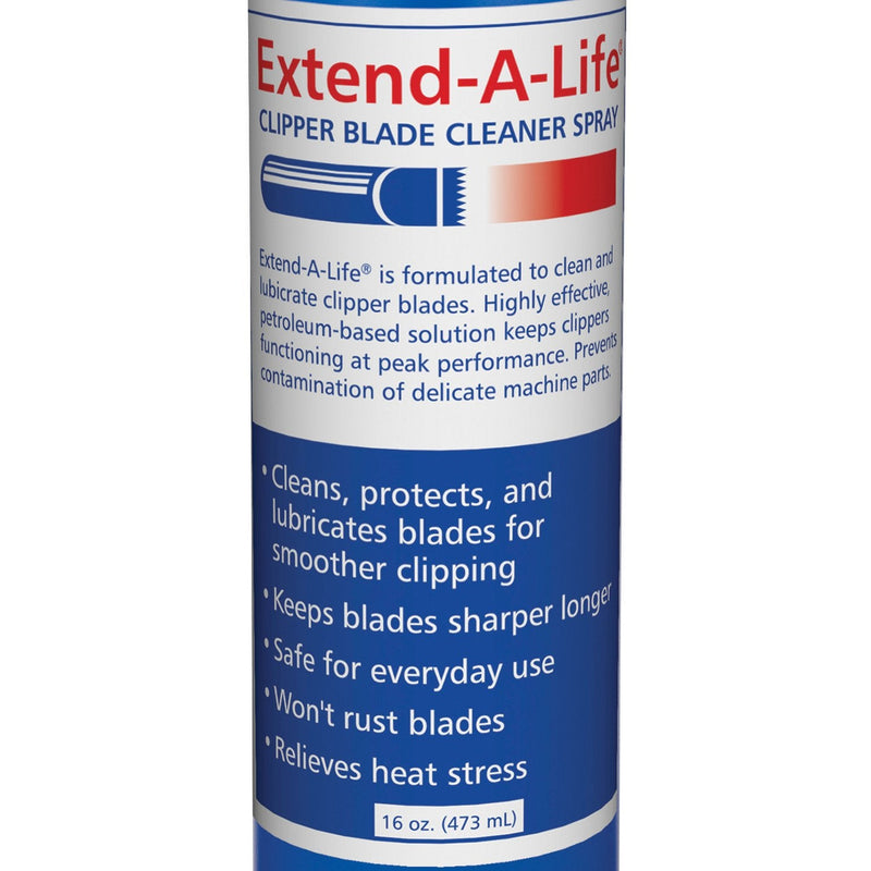 Top Performance Extend-A-Life Blade Rinses — Handy Spray Cleaners for Dog-Grooming Clippers, 16oz - BeesActive Australia