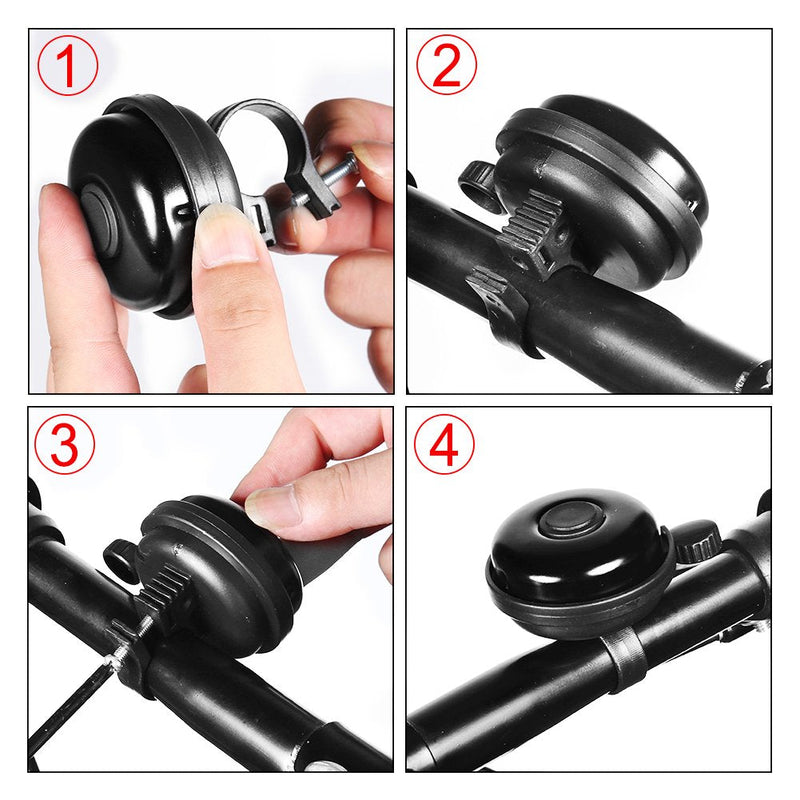 Accmor Classic Bike Bell, Aluminum Bicycle Bell, Loud Crisp Clear Sound Bicycle Bike Bell for Adults Kids - BeesActive Australia