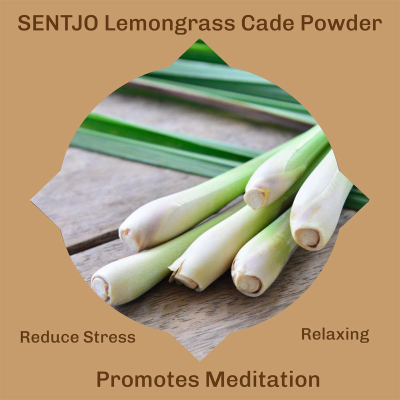 SENTJO Premium 100% Natural Handmade Cade Incense Powder, Sustainably Harvested, Made in France 3.2oz, Wood Powder Smudging, Aromatherapy, Organic Incense, (Lemongrass)) Lemongrass - BeesActive Australia