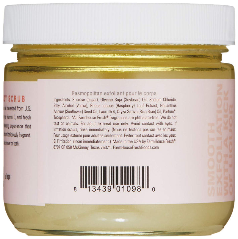 Farmhouse Fresh Rasmopolitan Body Scrub, 13.6 oz - BeesActive Australia