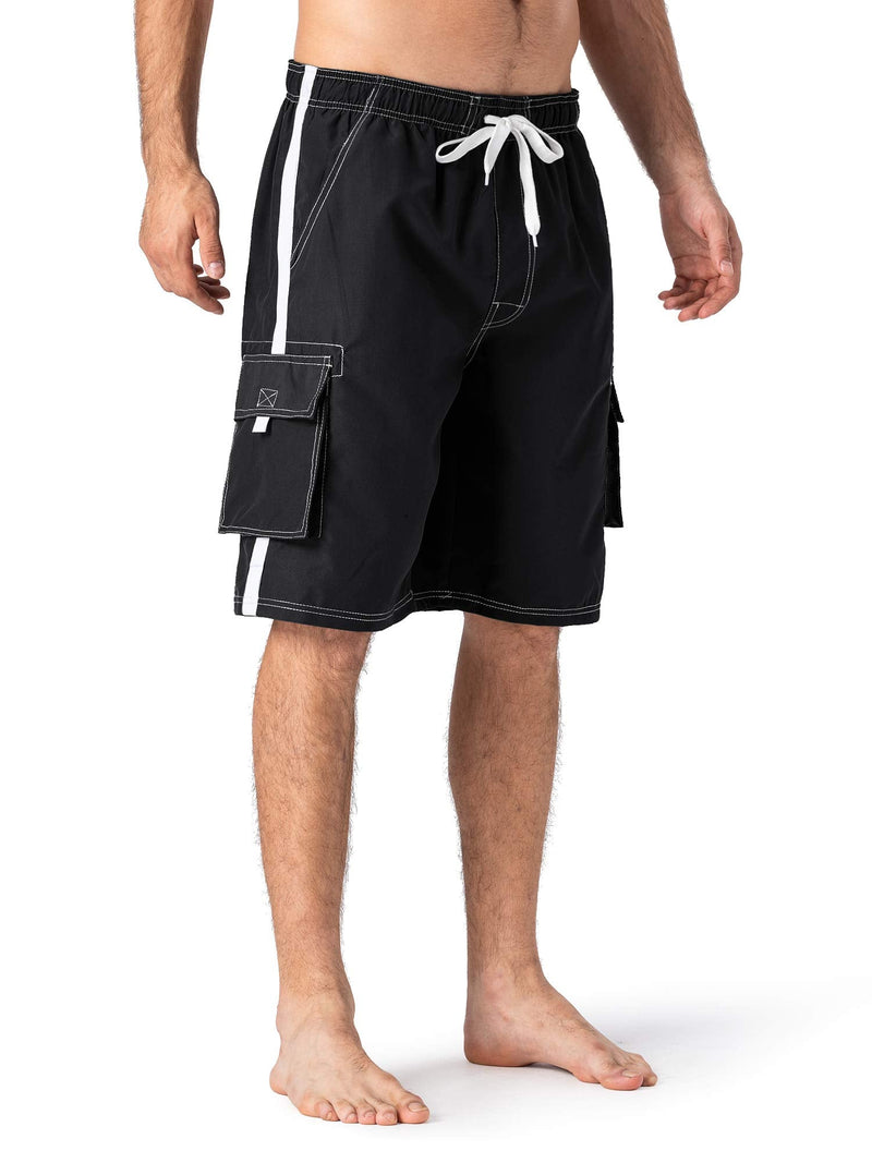 TACVASEN Men's Summer Quick Dry Swim Trunks Bathing Suit Shorts with Lining Men XX-Large #2 Watermelon Red - BeesActive Australia
