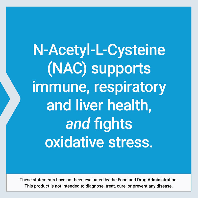Life Extension N-Acetyl-L-Cysteine (NAC), immune, respiratory, liver health, NAC 600 mg, potent antioxidant support, free-radicals, easy to absorb, 60 capsules - BeesActive Australia