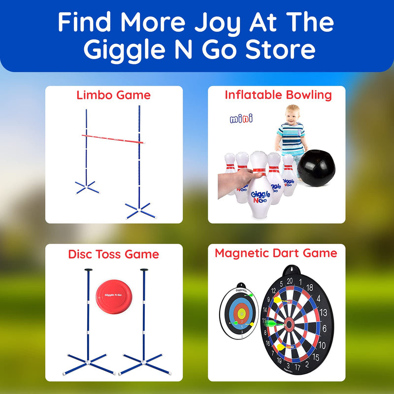Giggle N Go Flarts Lawn Darts Outdoor Games for Family Our Lawn Games for Kids - Quality Backyard Games for Adults and Kids - Our Inflatable Dart Games are Safe Indoor Outdoor Games for Kids MONSTER THEME - BeesActive Australia