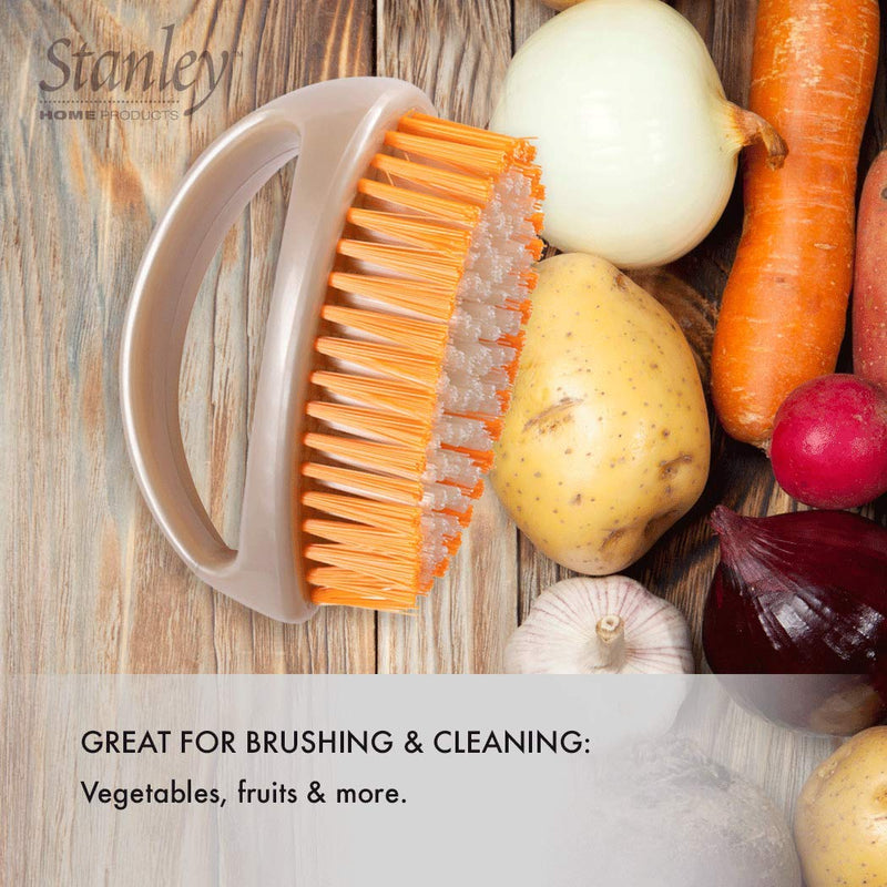 Stanley Home Products Super Scrubby Scrub Brush - All Purpose Cleaning Scrubber w/ Looped Handle For Scrubbing Vegetables, Laundry, Shoes, Car & Tub - Deep Multi Surface Cleaning For Home & Business 1 - BeesActive Australia