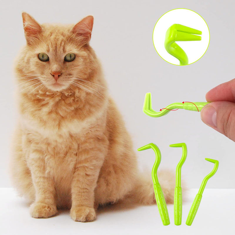 TOYMIS 6pcs Tick Removal Tool, Tick Remover for Dogs Cats and Humans Convenient Tick Remover Plastic with Tweezers Comb and Magnifying Glass - BeesActive Australia