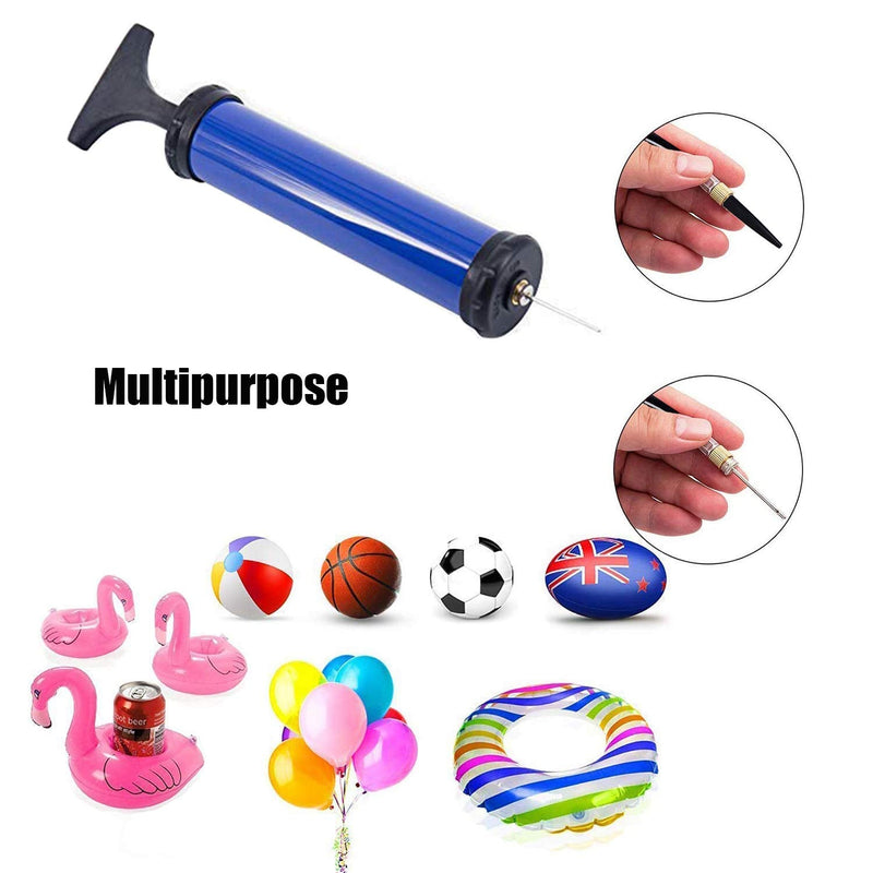 Pro Sports Ball Tool, Ball Pump Air Pump with Inflation Needle Nozzles and Rubber Hose - Accurate Inflation - Basketball - Football - Swim Ring - Balloon - BeesActive Australia