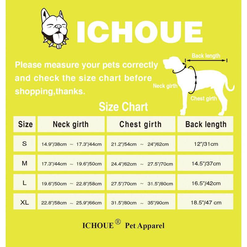 iChoue Dog Raincoat Rain Coat Jacket Poncho Hoodies with Hood Reflective Adjustable Rainwear Medium (Pack of 1) Yellow - BeesActive Australia