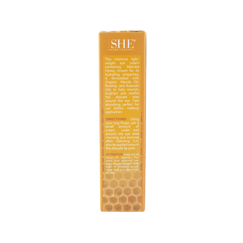 Om SHE Aromatherapy Manuka Honey Eye Cream - BeesActive Australia