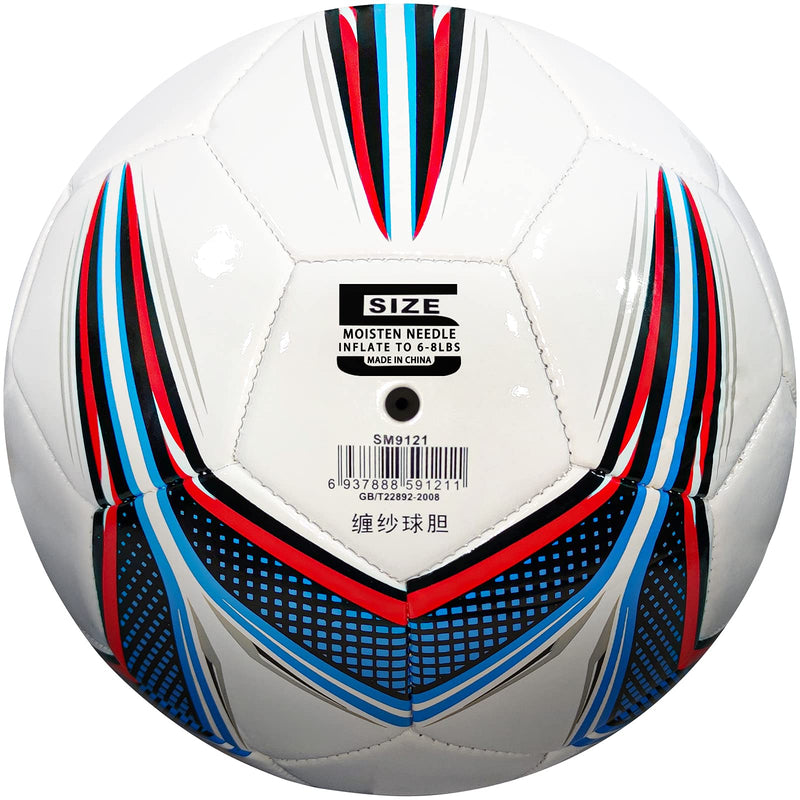 Senston Soccer Ball, Official Size 5 Futsal Ball, Indoor and Outdoor Training Soccer Ball for Youth and Kids White - BeesActive Australia