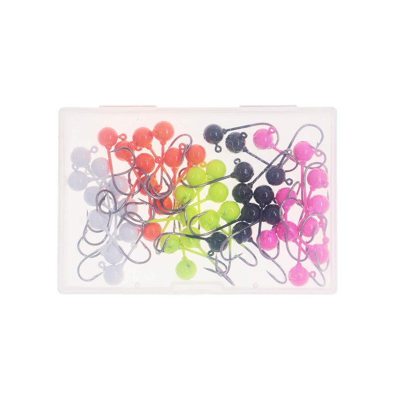 Temorah Fly Tying Jig Heads Assorted 1/16 OZ 50PCS - BeesActive Australia