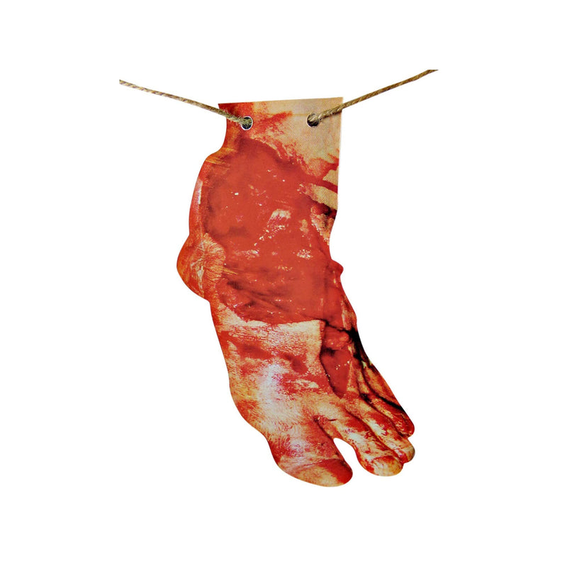 Needzo Gory Halloween Decorations, Creepy Fake Severed Bloody Hands and Feet Garland Decor, Scary Hanging Party Banner Decoration Haunted House Supplies, Vampire Zombie Party Supplies Decor, 6 Feet - BeesActive Australia