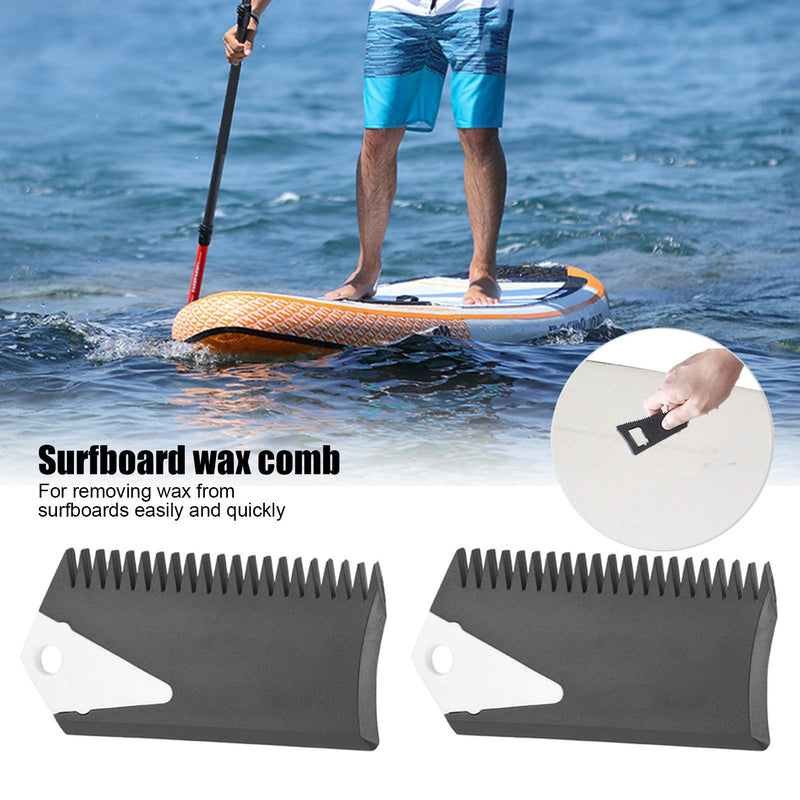 Keenso Surfboard Wax Comb,2PCS/Set PVC Surfboard Comb and Scraper Surfboard Surfing Wax Comb Remover for Surfing Board Skateboard - BeesActive Australia