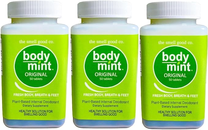 Set of 3: Body Mint, Body Mint, 50 Tablets - BeesActive Australia