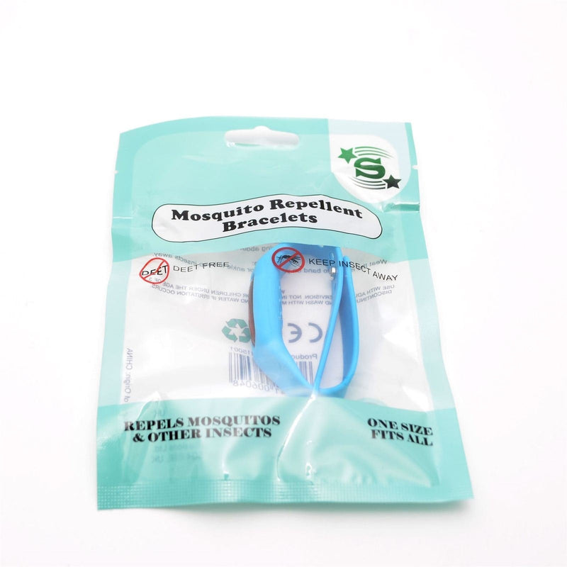 SHATCHI Natural Repellent Mosquito Insect Bracelet Non Toxic Deet-Free Band Soft Rubber Material, Multi, One Size - BeesActive Australia