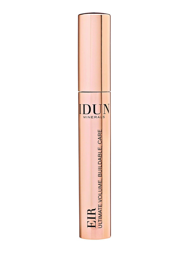 IDUN Minerals - EIR Ultimate Volume Buildable Mascara - Boost Lashes, Without Smudging and Clumping, Safe for Sensitive Eyes - Cruelty Free, 100% Vegan Makeup - 013 Black, 0.45 fl oz Tube - BeesActive Australia