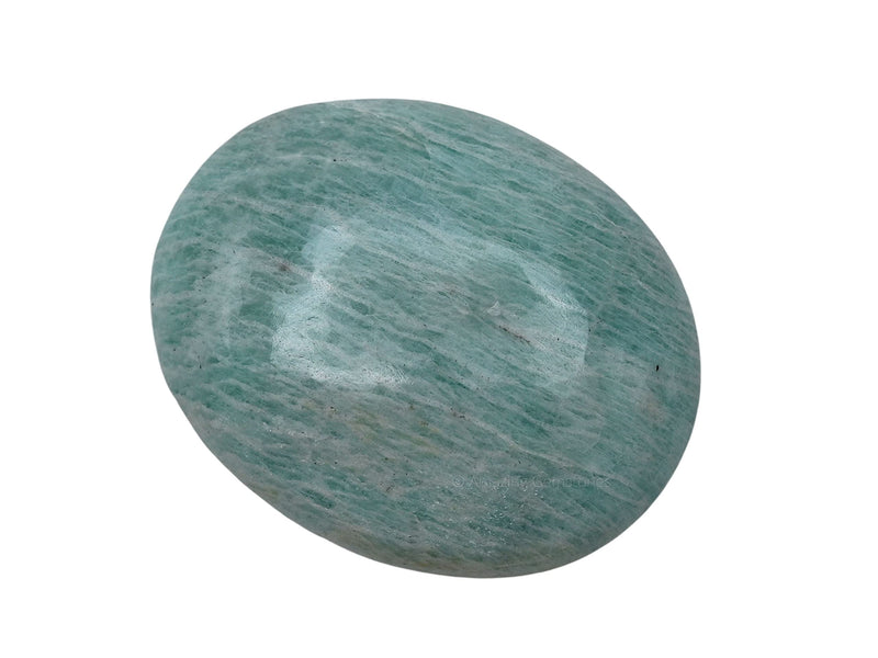 Amazonite Crystal Palm Stone Natural Healing Stone for Chakra Balancing Spritual Good Luck Amazonite - BeesActive Australia