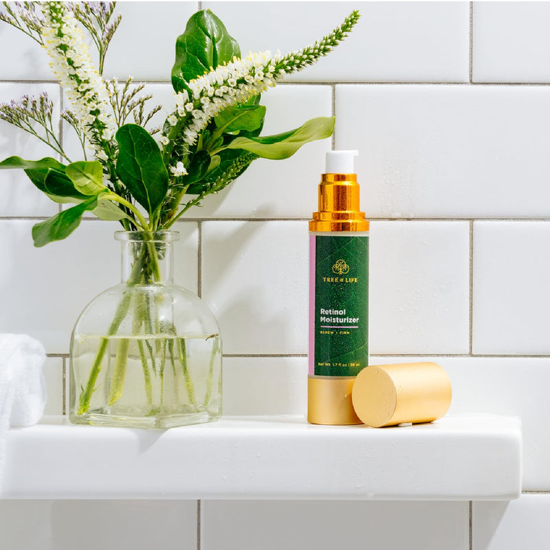 Tree of Life Retinol Facial Moisturizer | Renewing Face Cream with Botanical Hyaluronic Acid, 1.7 fl oz - BeesActive Australia
