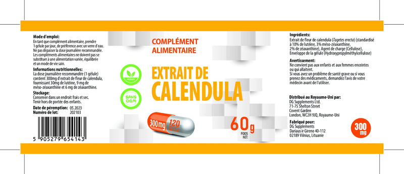 Lutein 30mg Meso-zeaxanthin 9mg Zeaxanthin 6mg Complex Macu Eye Supplement from Marigold Extract 120 Vegan Capsules 300mg, Certificate of Analysis by AGROLAB Germany, High Strength Supplement - BeesActive Australia