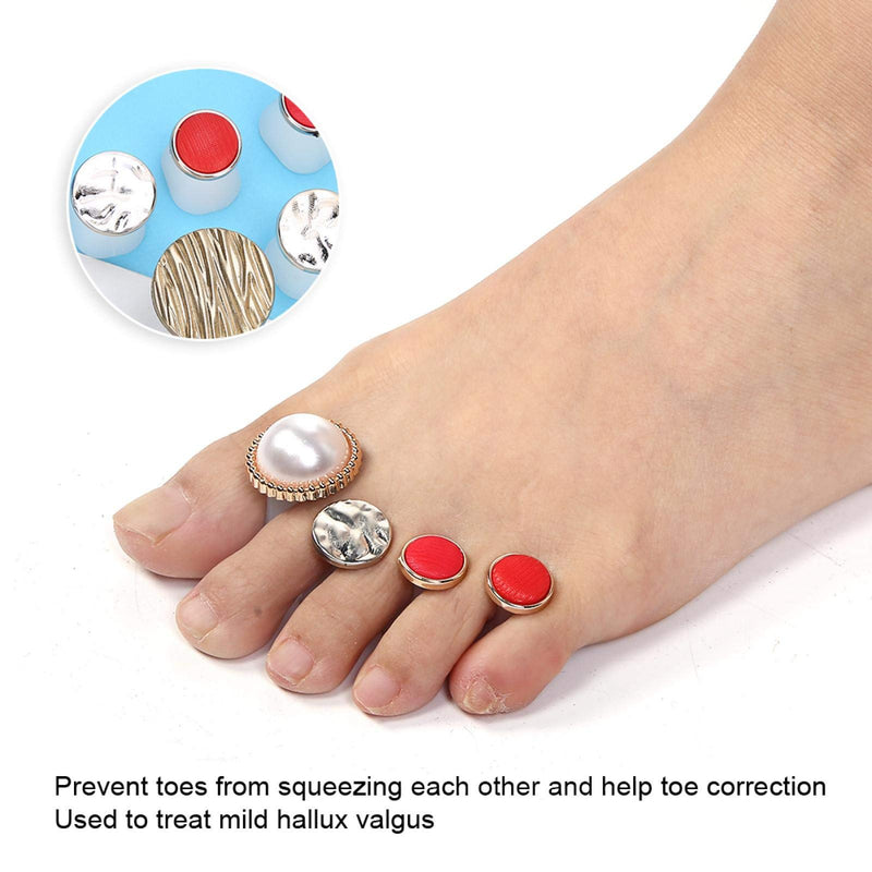 Nail Art Toe Separator Reusable Toe Straightener Pedicure DIY Tools Anti-deformation for Nail Salon for Beauty Salon (Style Group F) Style Group F - BeesActive Australia