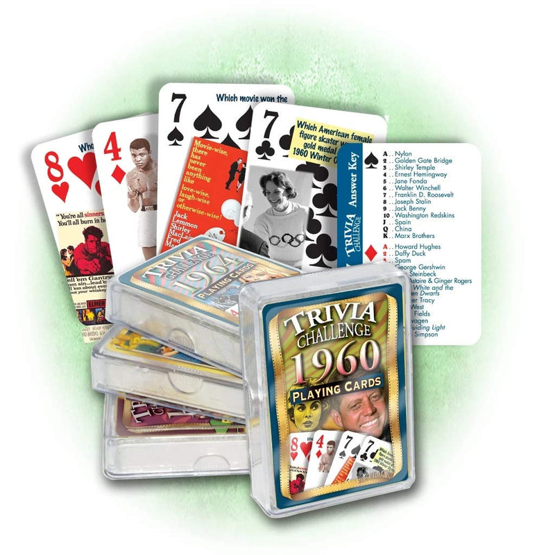 [AUSTRALIA] - Flickback 1960 Trivia Playing Cards: 60th Birthday or Anniversary 
