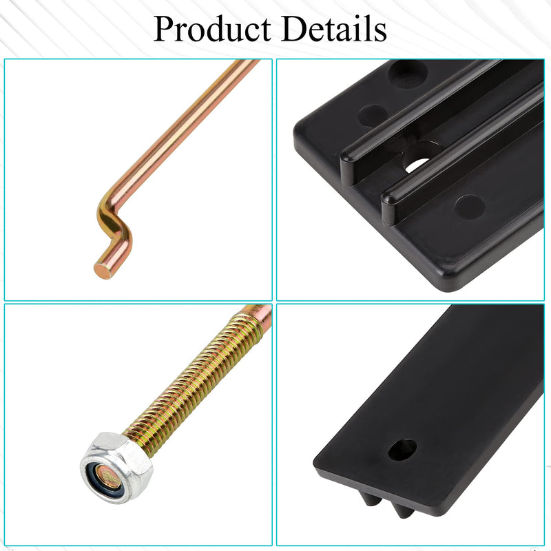 10L0L Golf Cart Battery Hold Down Plate and Rod Kit for Club Car DS & Carryall Electric Golf Carts 1998-2005 OEM# 101090801,1013683 3 - BeesActive Australia