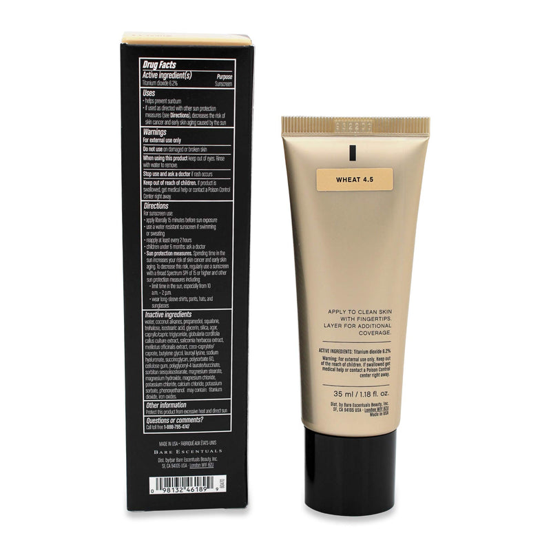 bareMinerals Complexion Rescue Tinted Hydrating Gel Cream SPF 30, Wheat 4.5, 1.18 Ounce - BeesActive Australia