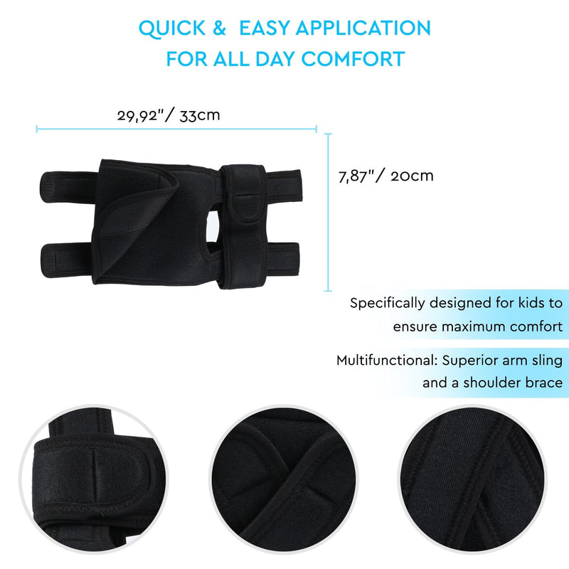 Soles Medical Arm Sling Shoulder Immobilizing Velpeau Bandage Pediatric (SLS511PD) kids pediatric - BeesActive Australia