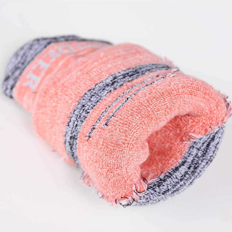 Hiking Walking Socks For Women, FEIDEER Multi-pack Outdoor Recreation Socks Moisture Wicking Crew Socks Purple/Red/Pink 4.5-7 - BeesActive Australia