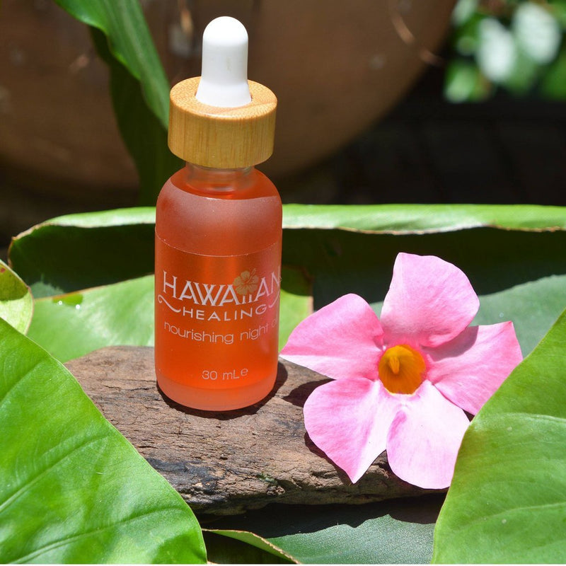 Hawaiian Healing Skin Care - Nourishing Night Oil to Stimulate Cellular Repair for Supple Skin - 30mL - BeesActive Australia