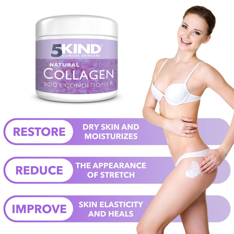 Collagen Cocoa Butter Body Conditioner Cream by 5kind-body cream moisturiser women and mens-rich firming cream - BeesActive Australia