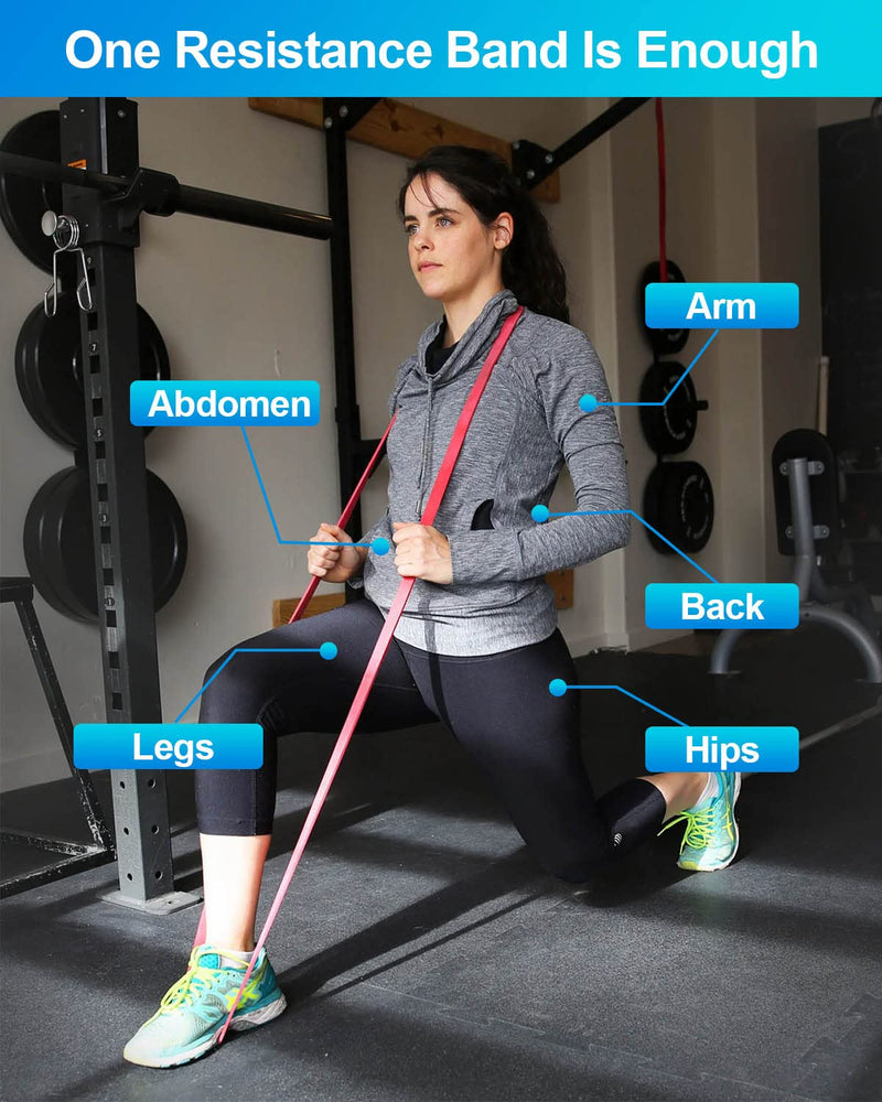 Victoper Resistance Bands（3 Pieces）Pull Up Bands Gym Bands Resistance for Exercise Strength Training Fitness Pilates Yoga Stretch Toning，Pull up Resistance Band Includ Door Anchor and Storage Bag Yellow/Red/Black - BeesActive Australia