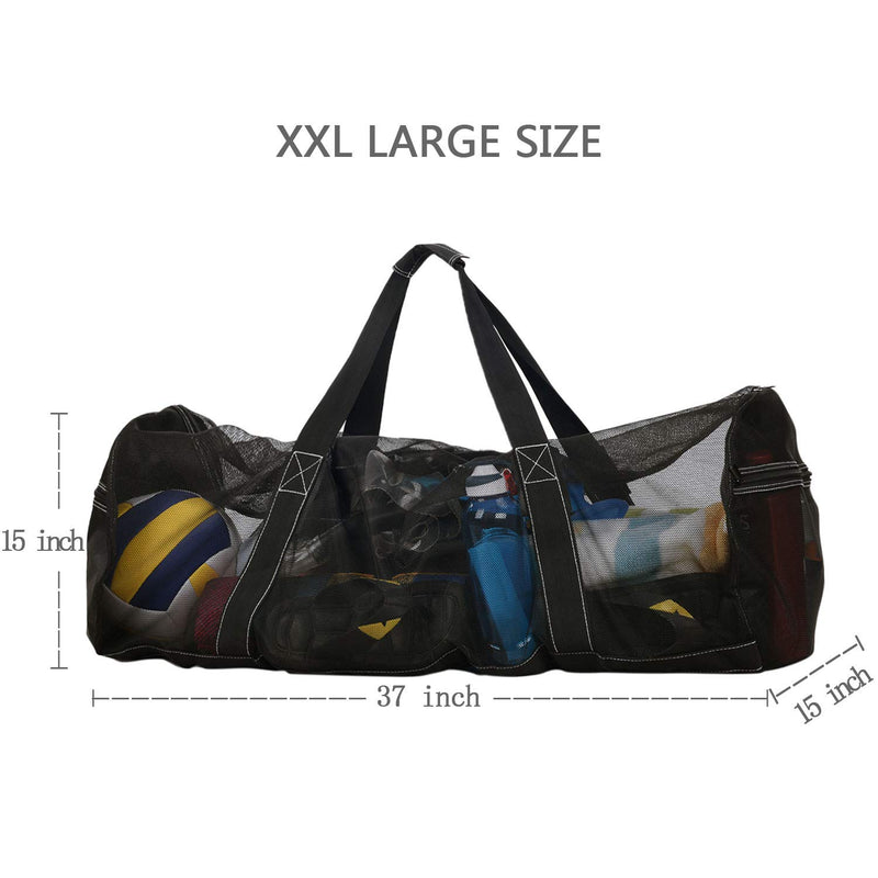 [AUSTRALIA] - XXL Mesh Dive Bag for Scuba or Snorkeling - Diving Snorkel Gear Bags - Extra Large Beach Bags and Totes with Zipper and Pockets - Oversized Beach Duffle Bag Ideal for Your Pool Trip 