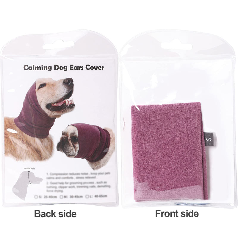 Dog Ear Cover for Anxiety Relief, Dog Calming Hood for Grooming and Bath Drying, Pet Cats and Dogs Ear Protector Small - BeesActive Australia