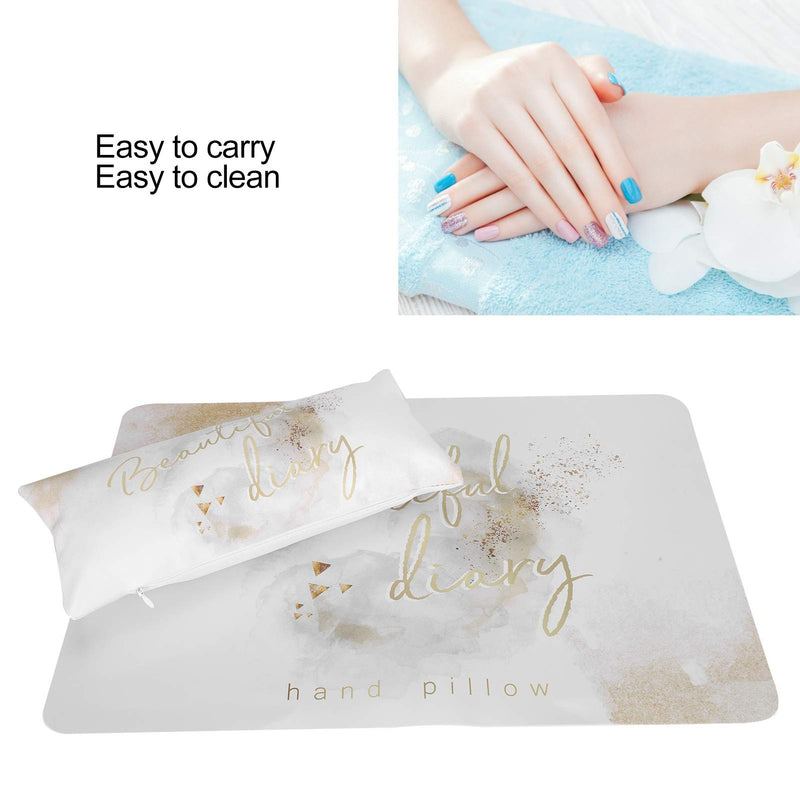 Nail Art Hand Armrest Pillow, Durable Salon Hand Rest Pillow Removable Washable Nail Art Soft Sponge Pillow, Nail Design Hand Pillow for Beauty Salon and Home, Manicure Hand Pillow with Pillow - BeesActive Australia