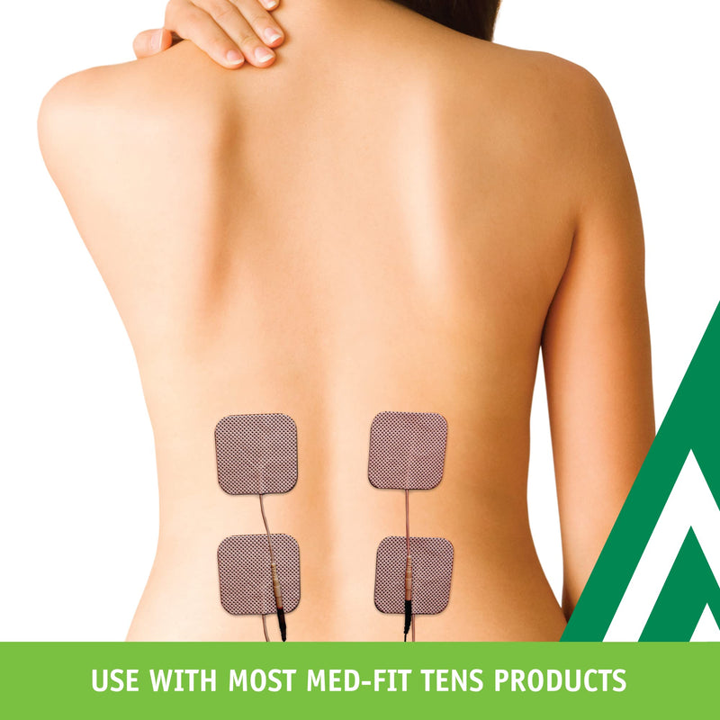 Med-Fit Blue -TENS Self Adhesive Pads 5cmx5cm for Sensitive Skin and Long Term Repeated Use - BeesActive Australia