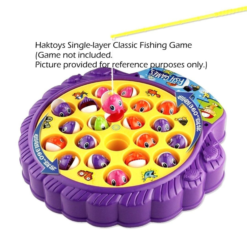 Haktoys Replacement Fishing Poles Kit Rods Set (Pack of 4) Non-magnetic Poles Works with Haktoys Fishing Games and other Compatible Fishing Board Games - BeesActive Australia