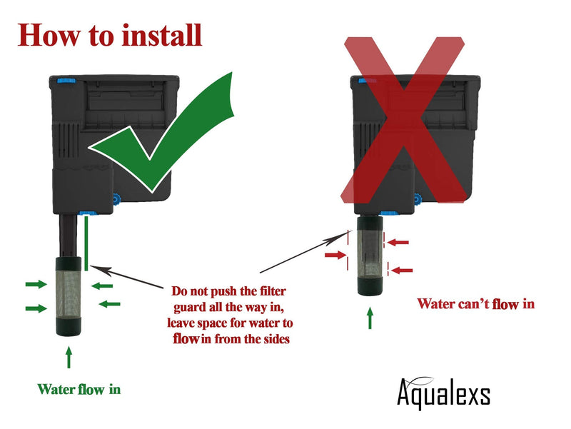 Aqualexs Aquarium Filter Guard for Shrimp and Fish (Set of 2) 16mm Medium - BeesActive Australia