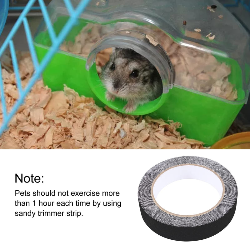 16.4 ft Sandy Trimmer Strip with Foldable Scissor Sandy Track for Prairie Dog Squirrel Chinchilla Guinea Pig also for Hamster Running Wheel, Flying Saucer Exercise Wheel,Small Pet Exercise Wheel - BeesActive Australia