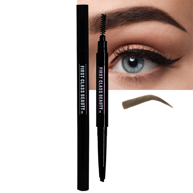 Dark Brown Waterproof Eyebrow Pencil with Castor Oil For Hair Growth | Double Sided With Eyebrow Brush] - BeesActive Australia