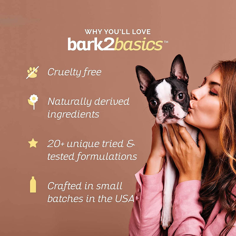 Bark2Basics Wild Berry Dog Shampoo, 16 oz - Naturally Derived, Unique Herbal Blend, For Dry Itchy Skin, Gentle, Moisturizing - BeesActive Australia